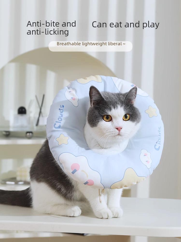 Мягкий елизаветинский ошейник для кошек и собак - кольцо для шеи с защитой от вылизывания для ухода за шерстью и после операции