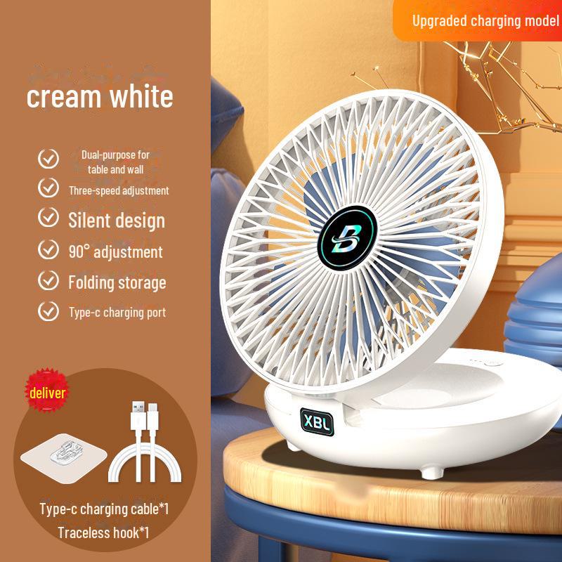 2023 USB Mini Silent Desktop Fan – High Power, Compact Design for Home & Office