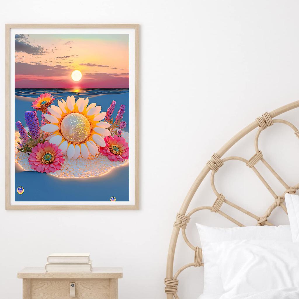 5D DIY Алмазная картина Подсолнух Плавательное кольцо Картина Набор для вышивки крестом Мозаика Алмазная вышивка Роза Полный круглый/квадратный дрель Украшение дома