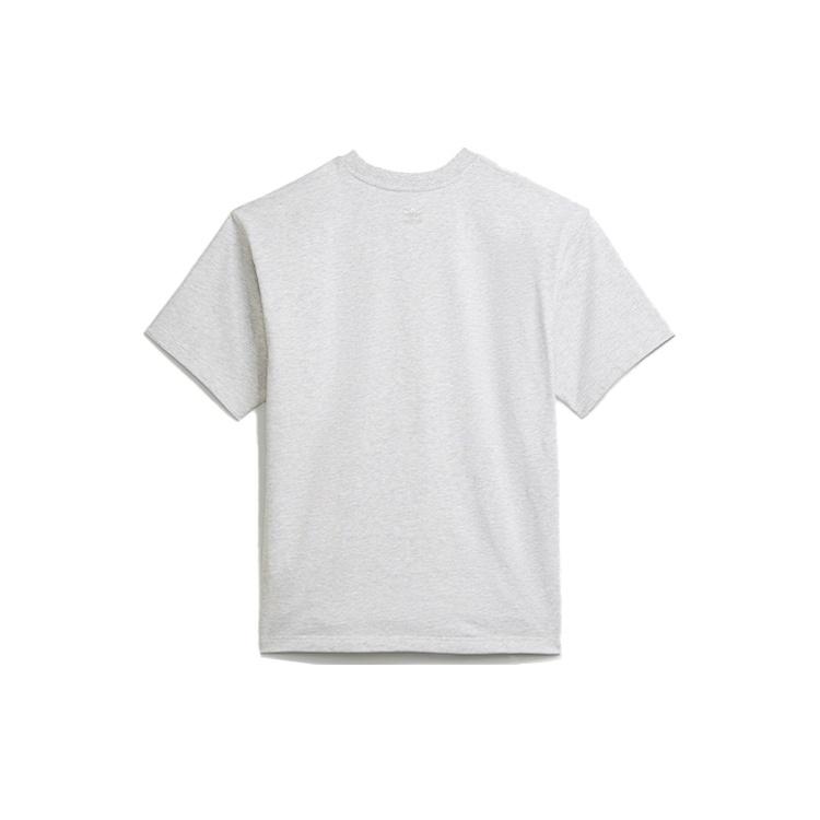 adidas x Pharrell Humanrace Small Logo T-Shirt 'Light Grey' Men's HB8818