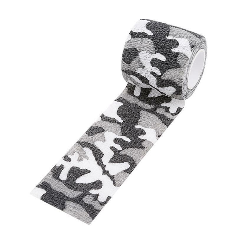 1pc/3pcs/5pcs Outdoor Camouflage Self-adhesive Telescopic Non-woven Tape Accessories