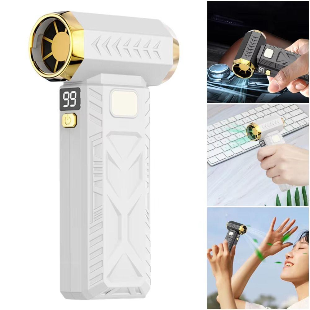 100000RPM Powerful Air Blower 6-Gear Adjustable Vacuum Dust Cleaner Mini Turbo Jet Fan PC Clean