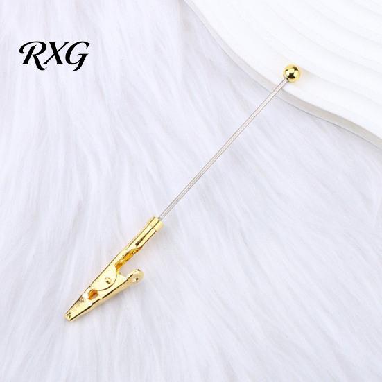 Metal Crocodile Clips Beadable Clip, Long-Tailed Clamp, Note Clip Memo Holder, Sturdy Holders DIY Photo for Office Home Desk, Party Favors Decorative