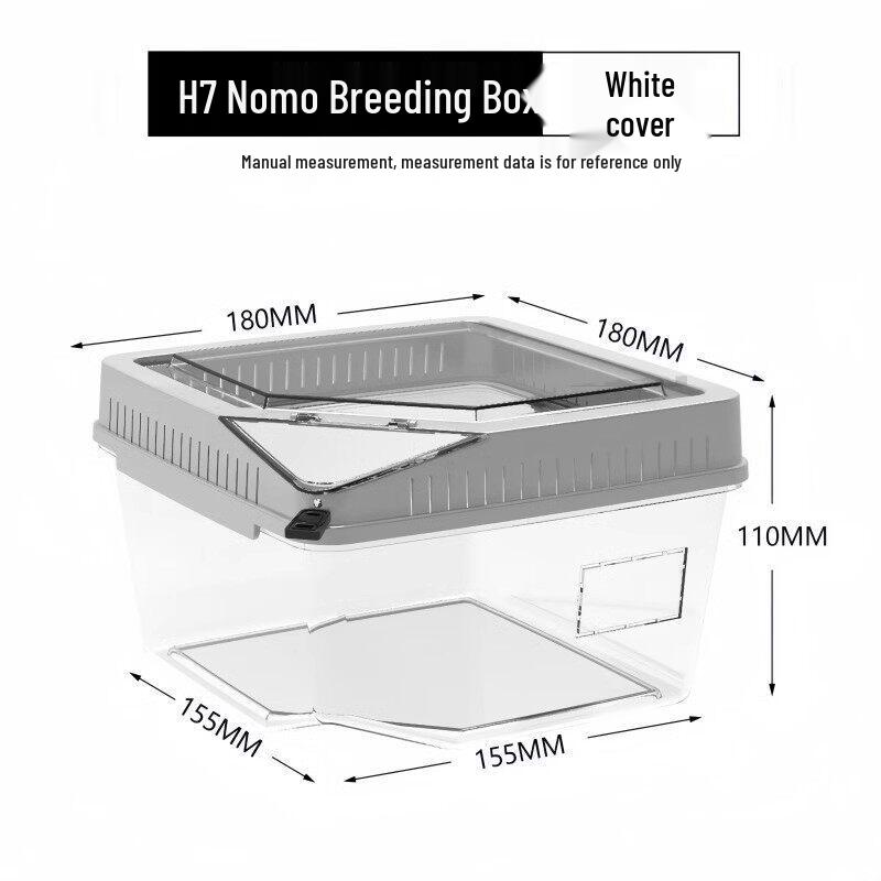 Reptile and Insect Breeding Box for Frogs, Spiders, Geckos, Lizards, Turtles, Hermit Crabs, and Snails.