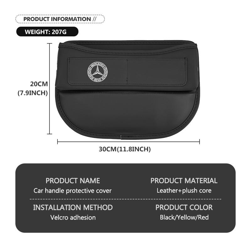 For Benz Car Seat Gap Storage Bag Seat Gap Plug Side Seat Filling Storage Bag Accessories AMG W213 W124 W108 W126 Exclusive W204 HW6