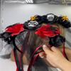 Хэллоуин Головной убор Паук Призрак Голова Цветок Лента Головной убор Для Женщин Девочек Детей Аксессуар для Косплея