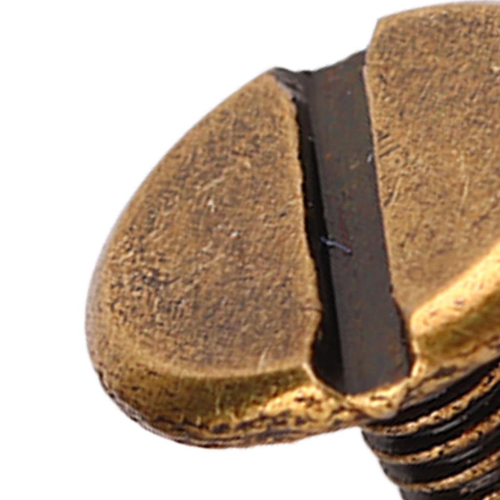 200 Set Book Binding Screw 9x5mm Hard Thick Brass Material Uniform Coating Binding Screws Assorted Kit for Photo Album