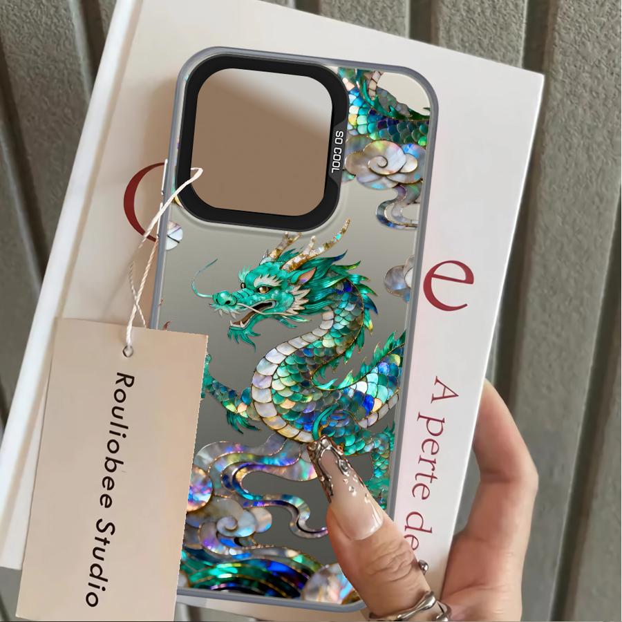 Креативный чехол-накладка с рисунком Тигра и Дракона для Xiaomi Redmi 9T Note 9 10 A5 12C A1 A2 Plus K60 9C 13C 10C 14C
