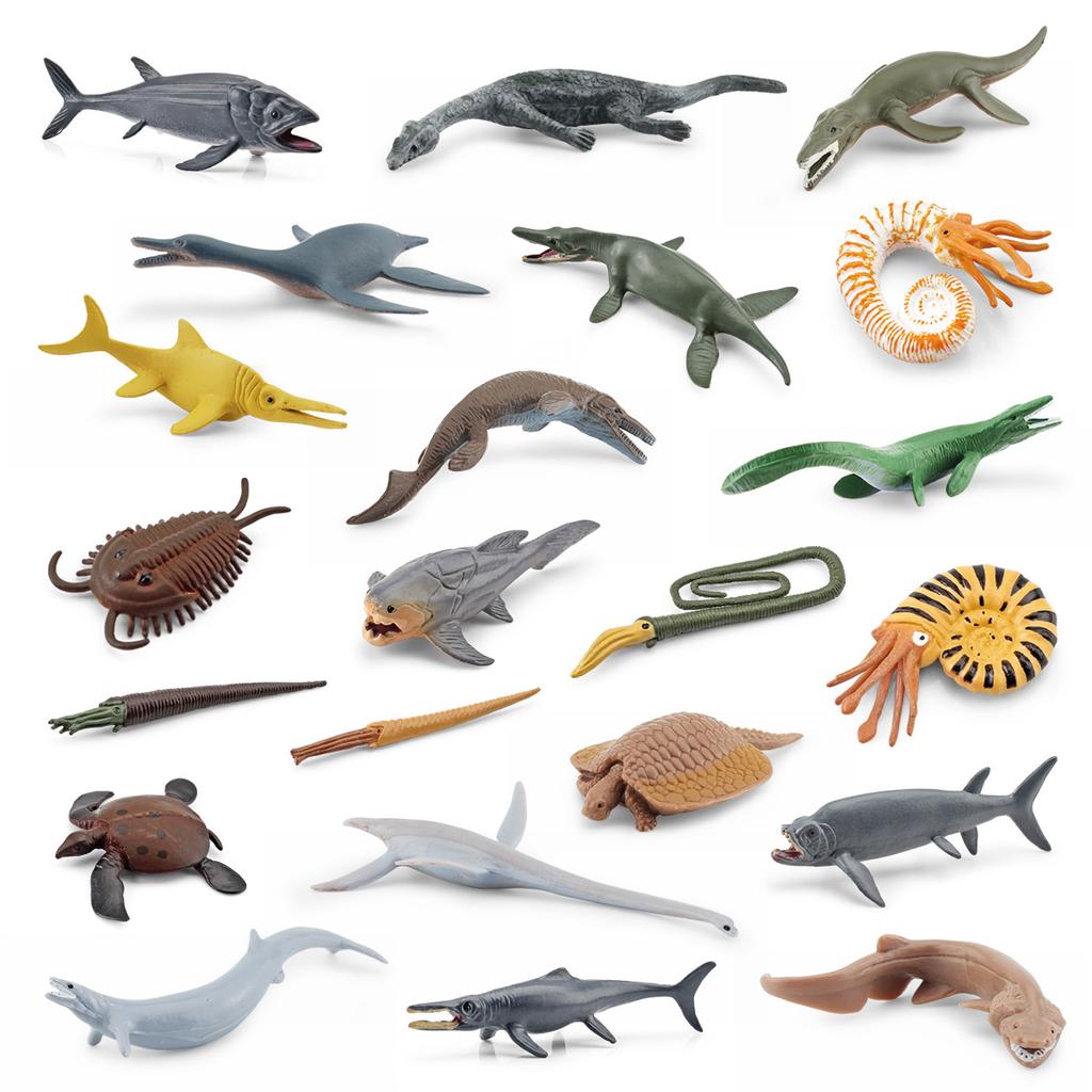 Simulation Of Ancient Marine Animals Dunn'S Fish, Amethyst, Trilobite, Seabed Biological Model Ornament