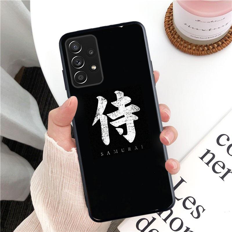 Samurai Oni Mask Phone Case for Samsung Galaxy A13 A22 A12 A32 A71 A11 A21S A33 A52 A72 A51 A50 A70 A31 M31 Funda Coque Case