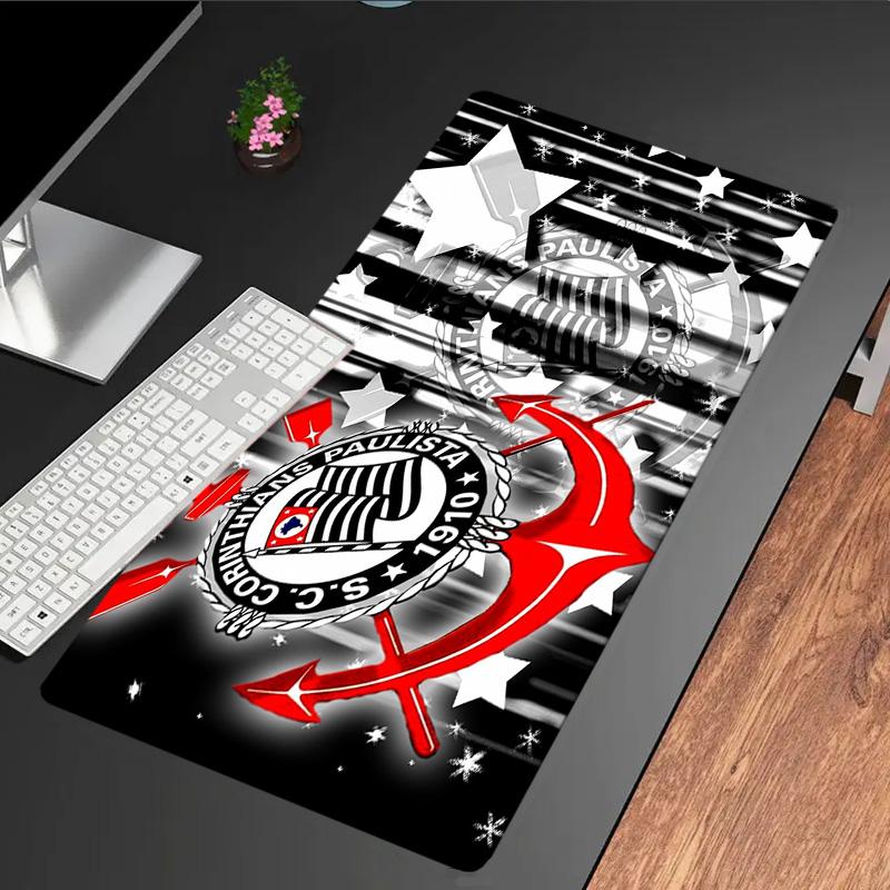 Corinthians Football Club Crest Mouse pad Mouse pad, Gaming Mouse Pad, keyboard pad, Desk Decor for computer notebook Fan Gift Birthday Gift