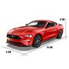 Масштаб 1/34 Ford Mustang GT 2018 модель автомобиля литья под давлением игрушечный автомобиль коллекция подарков для детей