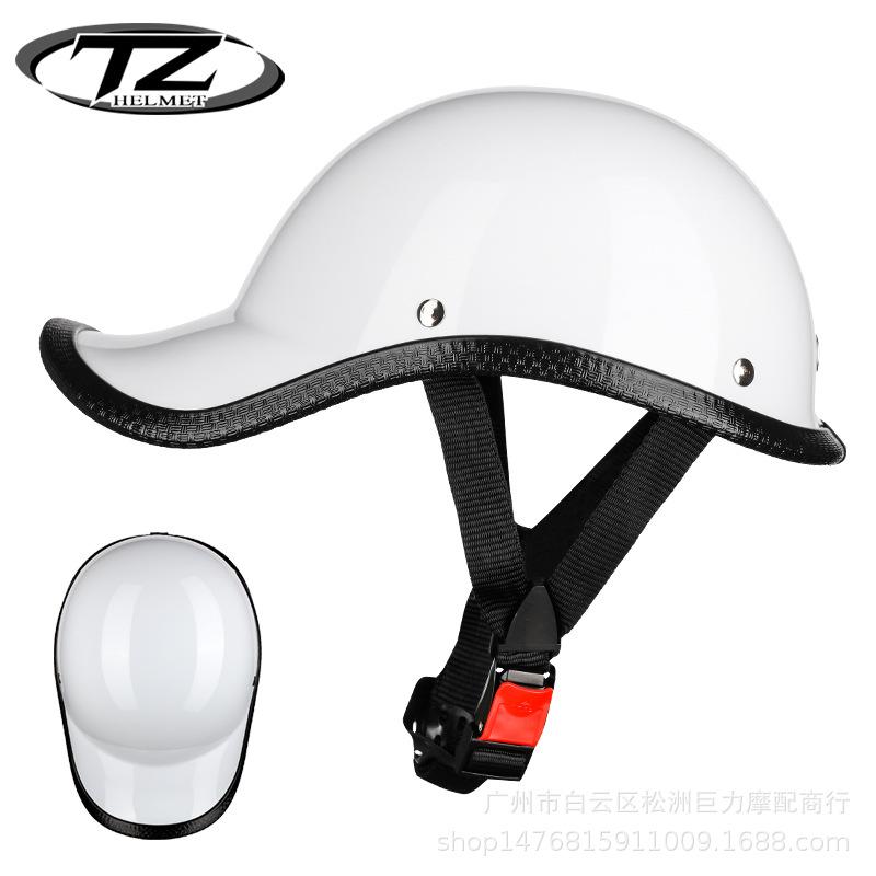 Электрический шлем бейсболка универсальный полушлем личность четыре сезона легкий дышащий шлем ретро шлем-котелок