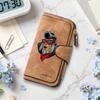 Cool Gorilla Print Long Wallet Fashion Casual Large Capacity Multi Card Slot Money Pouch Trendy Daily Use Purse