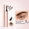 2 In1angled Eyebrow Brush, Eyebrow Cream And Eyebrow Brush, Waterproof And Natural Eyebrows