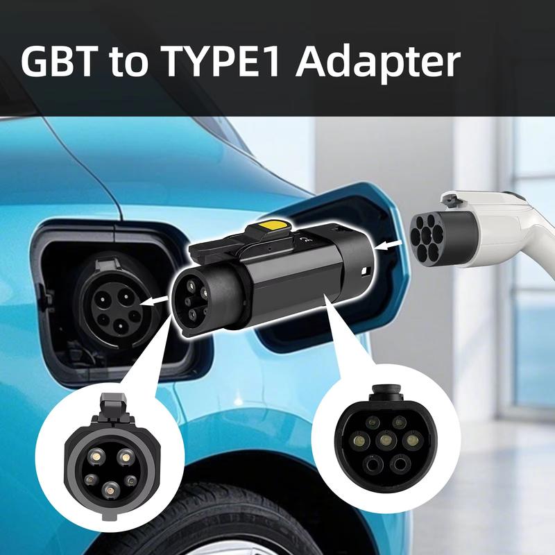 32A 7кВт GB/T на Type 1 Адаптер для электромобиля, гнездо GB/T на SAE J1772 Конвертер для Украины России Зарядки электромобилей