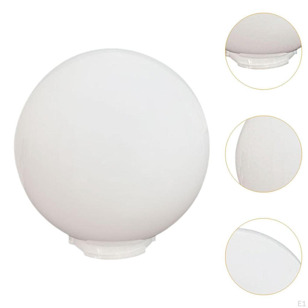 Globe Lamp Shade Acrylic Ball Cover Decorative Practical Waterproof Lantern Lamps Post