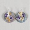 Rare Iolite Gemstone 925 Sterling Silver Jewelry Handmade Women Earrings 1.77" EE-81-2