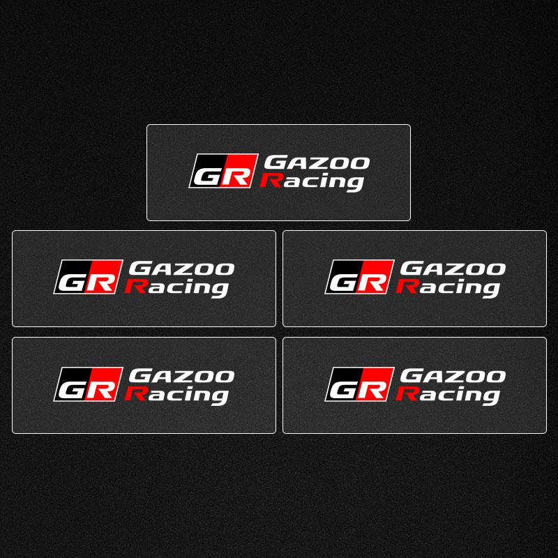 Car Interior Random Stickers Car Steering Wheel Emblem Styling for Toyota TRD GR Corolla Yaris Chr Auris RAV4 Camry Highlander