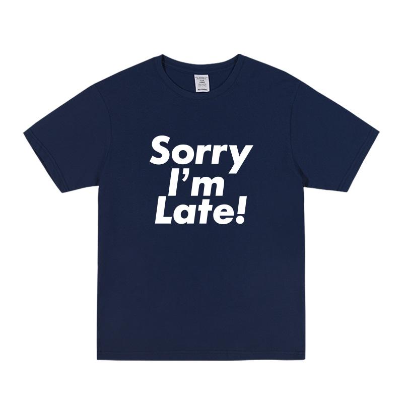 Футболка с принтом Dream Traveler Tadanobu Asano Sorry I'm Late, мужская и женская футболка с коротким рукавом, мужская одежда