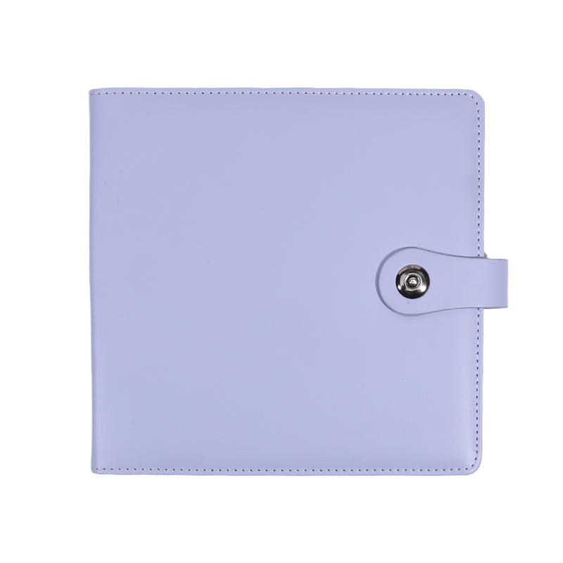 Кожаный альбом для хранения учебных денег с застежкой-кнопкой, портативные держатели денег, блокнот для отслеживания бюджета