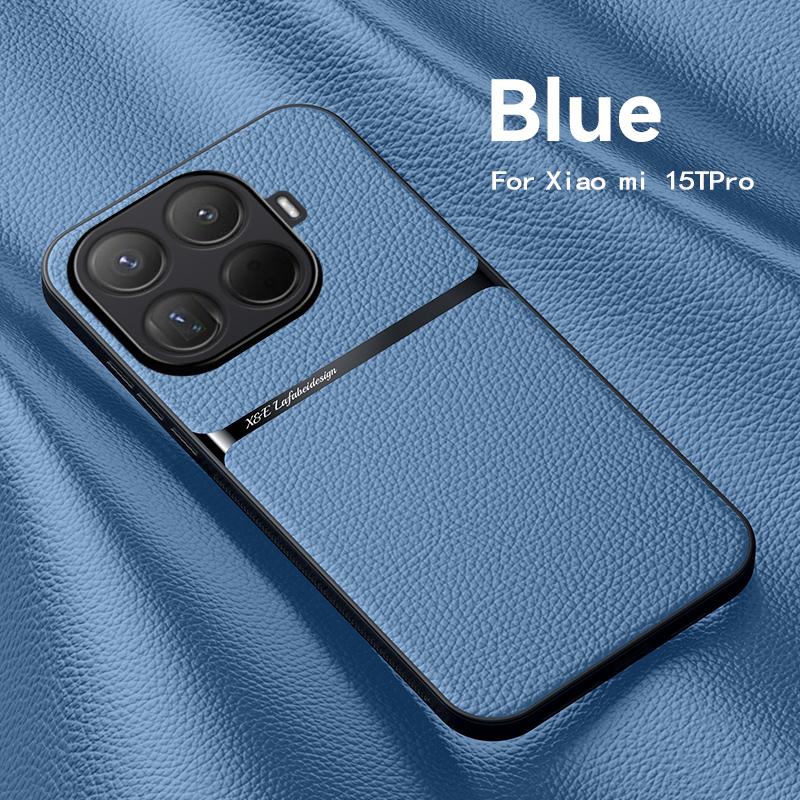 Для Xiaomi 15T 14T 13T 15 14 Pro Роскошный кожаный чехол с текстурой личи, ультратонкий, для Xiaomi 17 Pro Max 14 15 Ultra