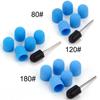 5Pcs 10*15/13*19  Nail Sanding Caps With Rubber Gel Remover Ceramic Nail Drill Bit Pedicure Manicure Milling Cutters Nails Tools