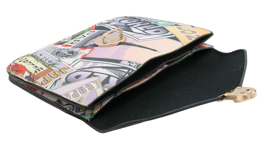 Patterned mini messenger bag from Cavaldi