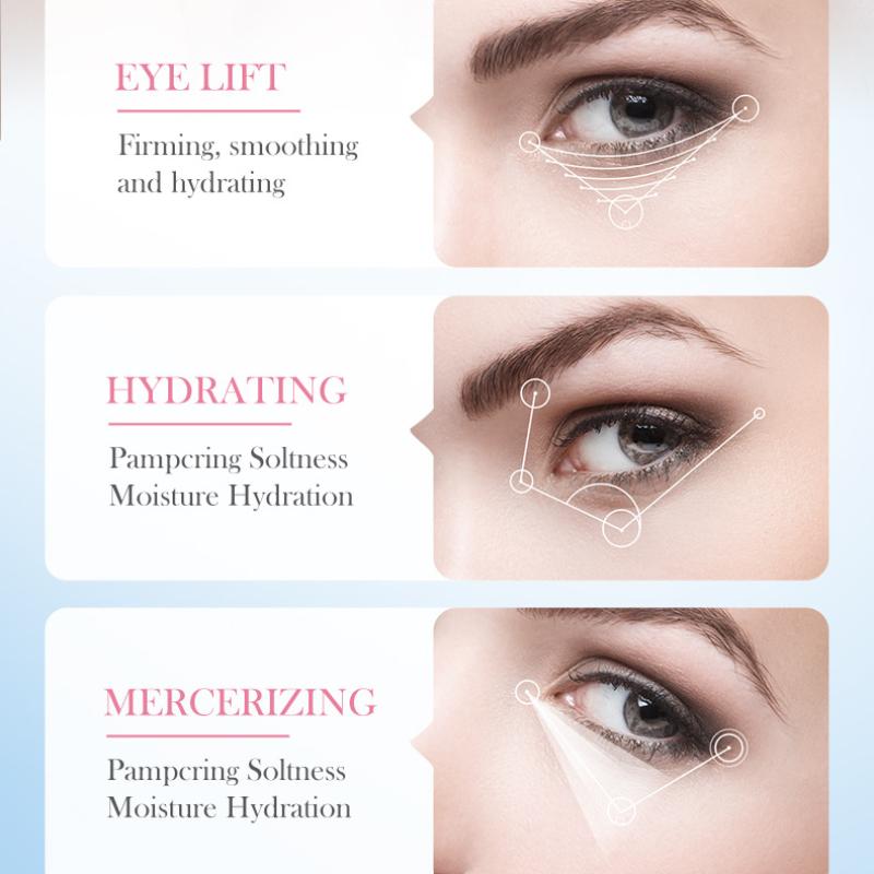 Sakura Eye Mask 80г SADOER Коллагеновая увлажняющая и увлажняющая маска для глаз