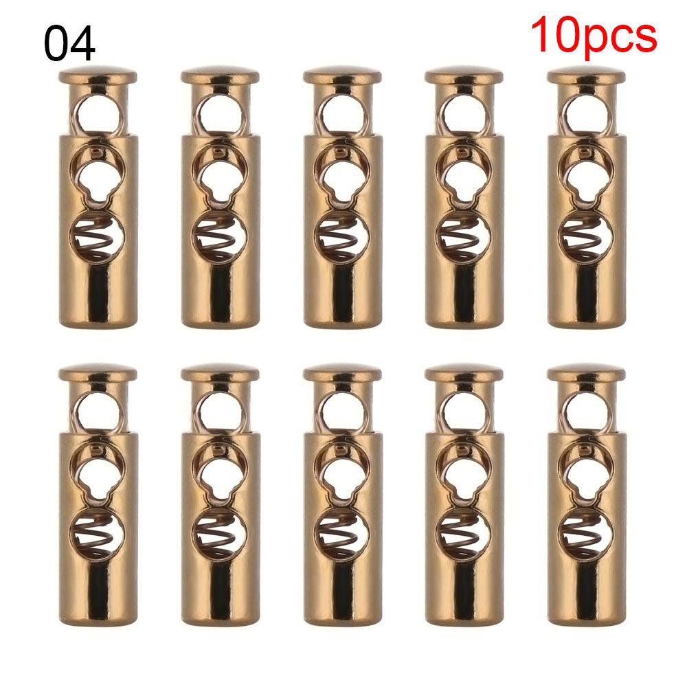 Шнурки для спортивной одежды, застежка-молния, фиксатор, шнур, металлический зажим, фиксаторы с двумя отверстиями