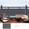 Patio Waterproof Shade Cloth Privacy Screen Cover Lawn Garden Porch Pool Decors
