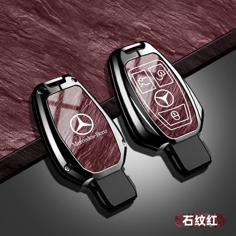 CDR4 Car Key Case Cover Shell Keychain Holder For Mercedes Benz A C E S Class W204 W205 W212 W213 W176 GLC CLA AMG W177 Accessories