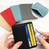 Cross-Border Spot PU Leather Multi-Color Stitch Large Capacity Unisex Card Holder
