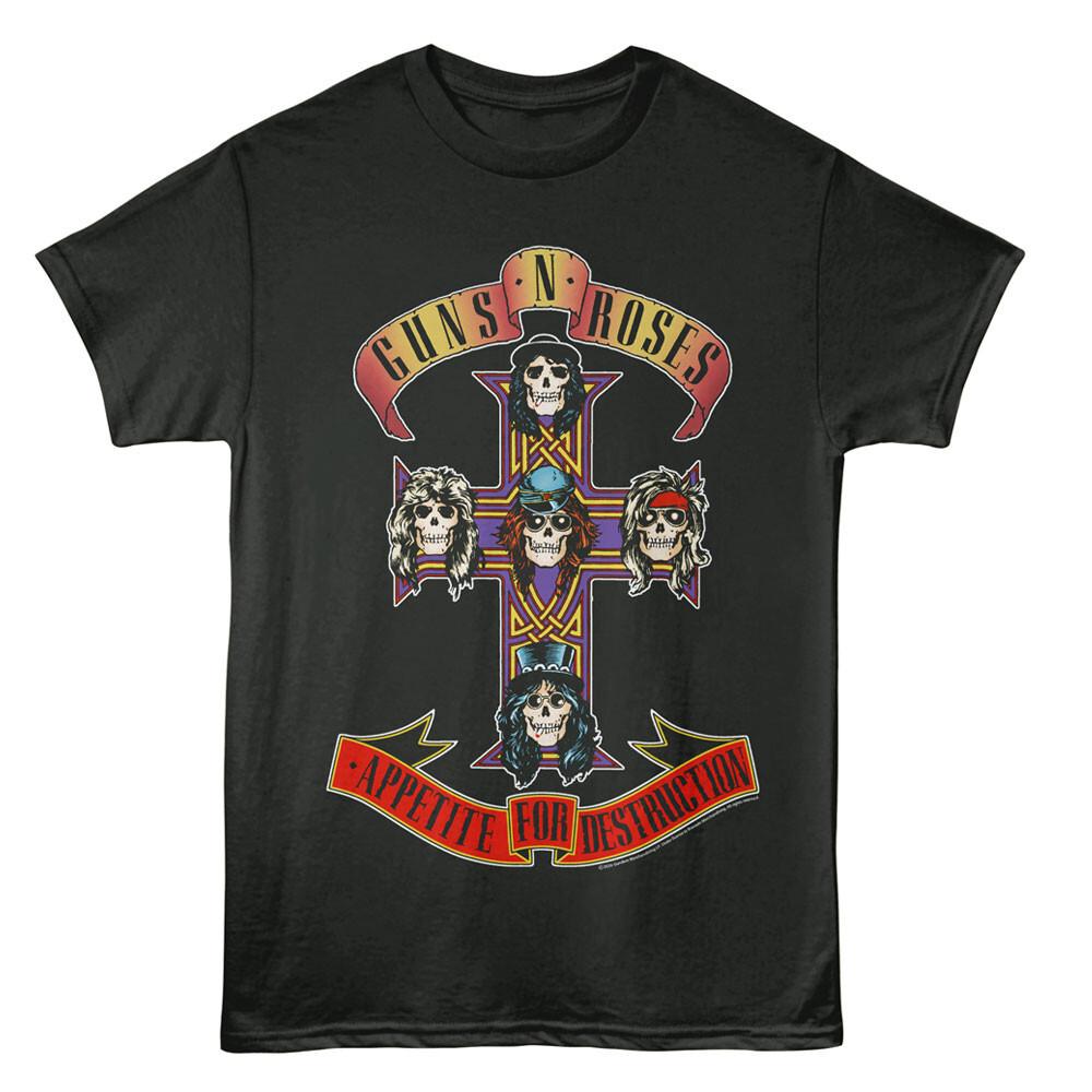 Guns N Roses Appetite For Destruction Album Cover Men's T Shirt Rock Merch Unisex T-Shirt