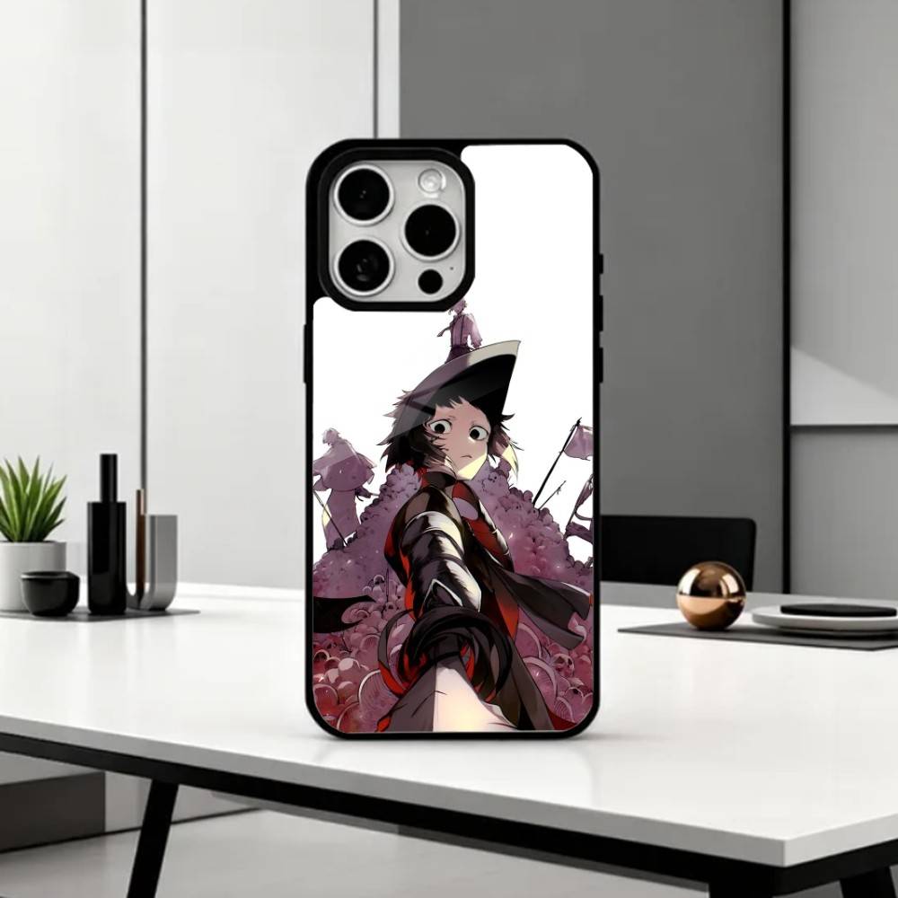 COOL B-BSD A-Акутагава Чехол для телефона для iPhone 17, 16, 15, 14, 13, 12, 11 Plus, Pro Max Магнитный для Magsafe Беспроводная зарядка