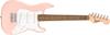Squier Electric Guitar Mini Laurel Shell Pink with Soft Case Stratocaster®, Fingerboard,