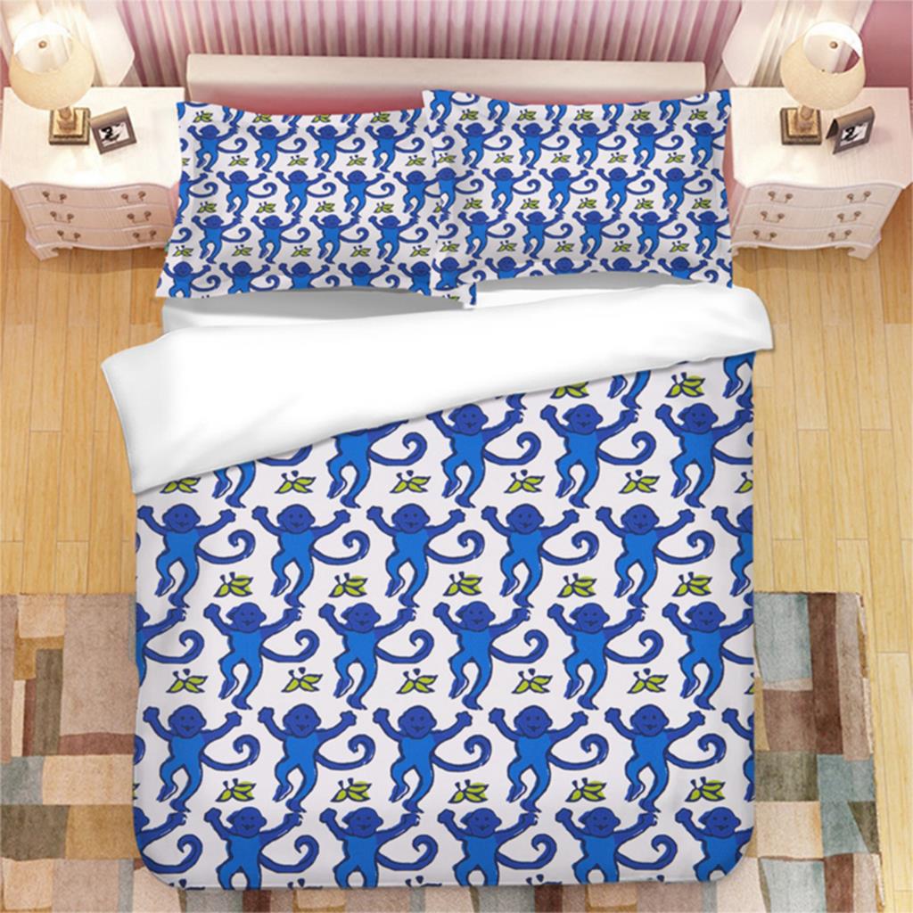 Розовый кролик-ролик 3D-печатный комплект постельного белья Пододеяльники Наволочки Одеяло Комплект постельного белья Постельное белье