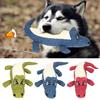 Pet Chew Toys Interactive Cartoon Animal Plush Alligator Shape Dog Sound Toy Gnawing Grinding Teeth Training Supplies