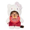 Sekiguchi Мягкая игрушка Kitty x Monchhichi S Monchhichi Gingham Check 205882 В20 x Ш12 x Г10 см