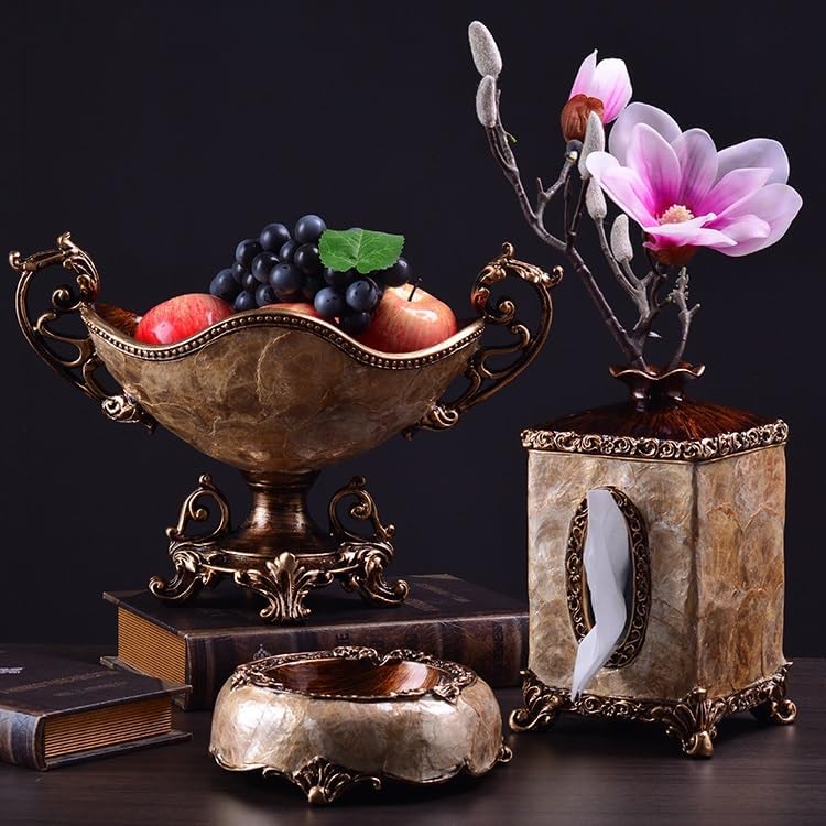 Фруктовница Корзина Европейский Стиль Фруктовая Тарелка Ретро Гостиная Конфетница Большая Бытовая Тарелка для Сухофруктов Украшения для Кофейного Столика Фрукты