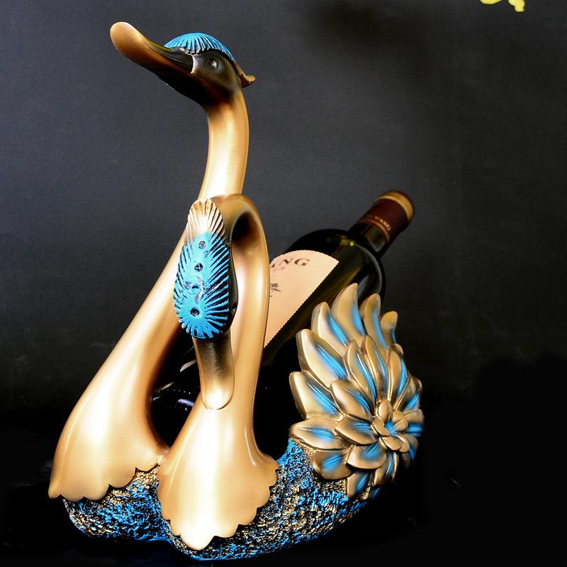 Винный шкаф Swan Red, стеллаж для гостиной, стеллаж для хранения, украшения, креативный европейский винный шкаф, бар, украшение, свадебный подарок