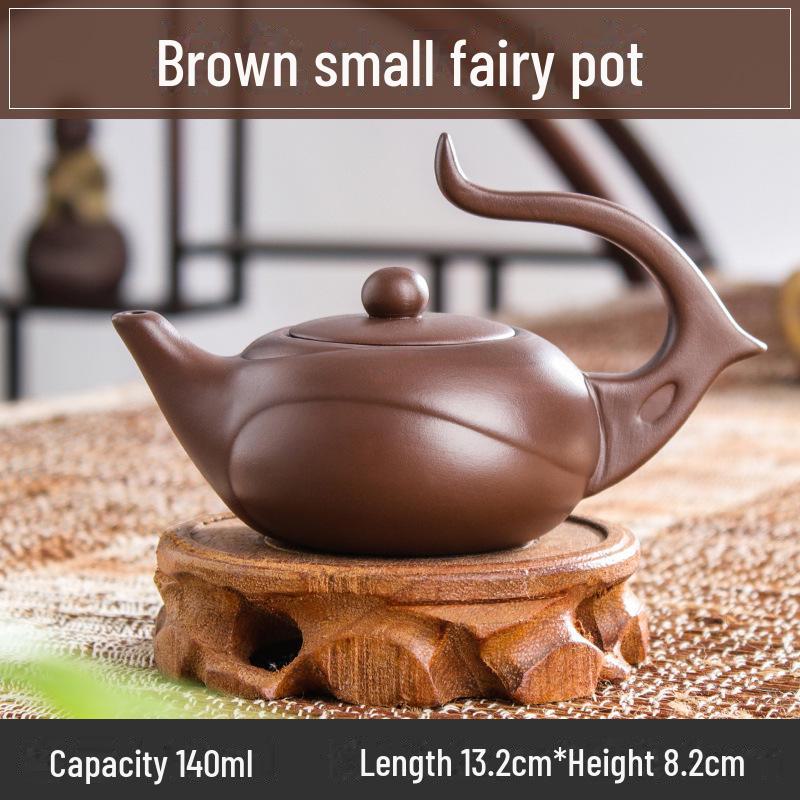 Коллекция чайников из фиолетовой глины: 72 модели, чайники Zhuni Xishi объемом 120–200 мл, идеально подходящие для утренних рынков