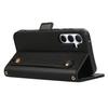 For Samsung Galaxy A54 5G Leather Case with Card Holder,Straps,Shockproof Wallet Phone Cover