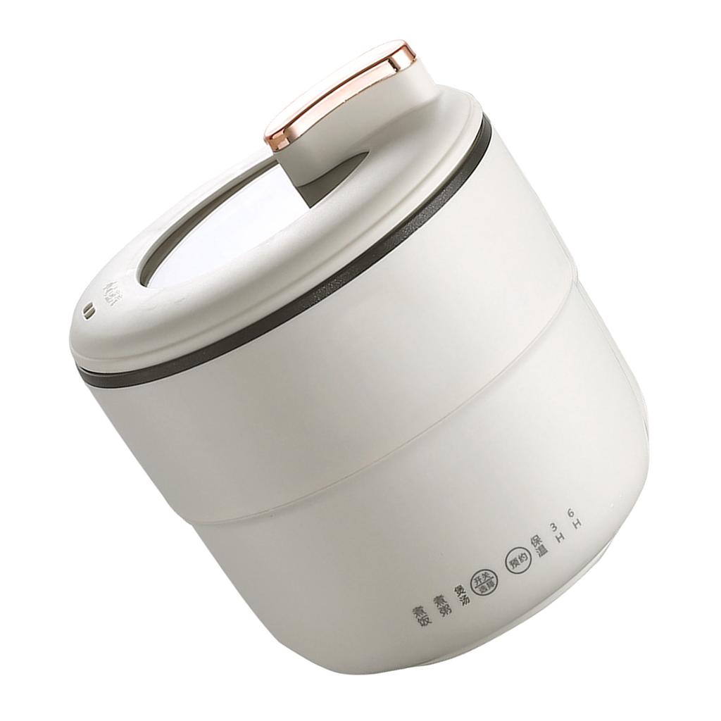 Portable Mini Rice Cooker 1.8L Small Electric Nonstick Rice Cooker With Overheat Protection Auto Power Off