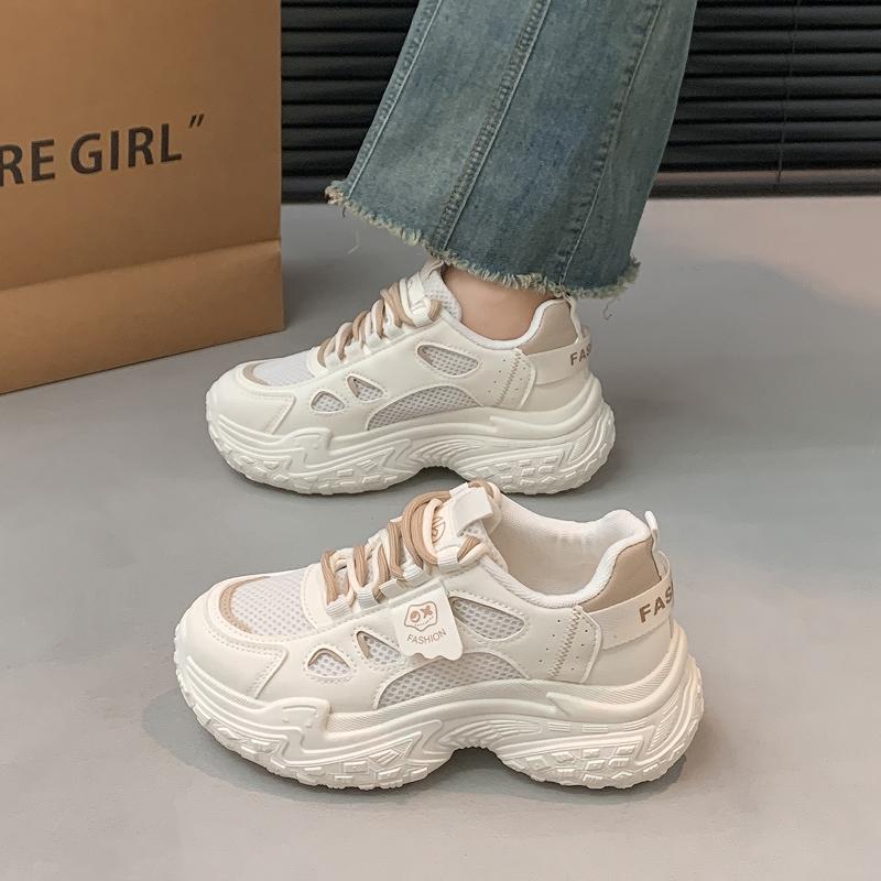 Модные дизайнерские кроссовки на массивной подошве CRLAYDK для женщин, шнуровка, платформа, обувь для ходьбы, женская модная повседневная спортивная обувь для бега, сетчатые теннисные кроссовки