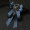 Men's Jewelry Accessories Rhinestones Bow Brooch Crystal Necktie Suit Shirt Collar Pin Bow Tie