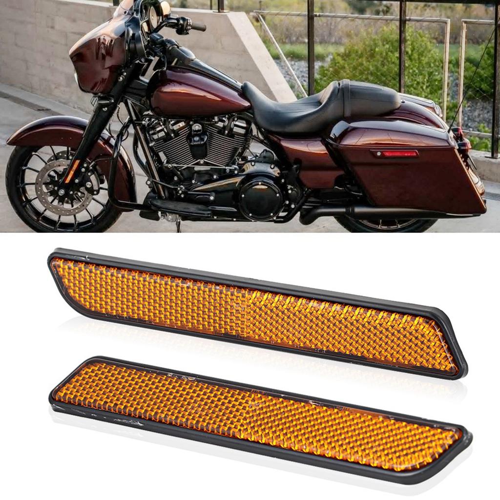 2 шт. Пластиковые мотоциклетные стоп-сигналы, габаритные огни, отражатели, аксессуары, желтые