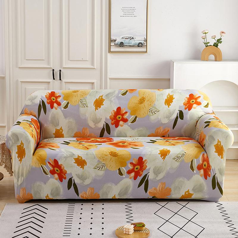 New Elastic Sofa Cover, Fully Covered with Dust-proof Leather, Sofa Towel, and Fabric Combination for All Seasons