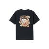 Daily Gold Cartoon Crew Neck T-Shirt Men Tops Black AHSS053-3