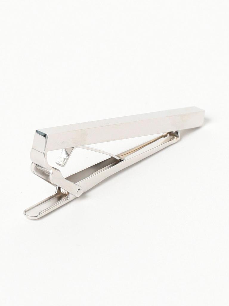 В:MING LIFE STORE by BEAMS Однотонный зажим для галстука, Мужской, Серебристый, Один размер